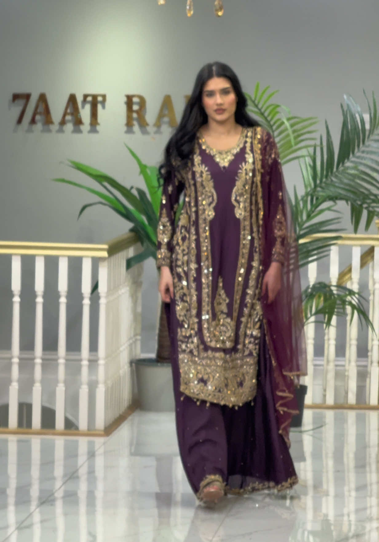MOST BEAUTIFUL READYMADE KAMEEZ WITH SHARARA OUTFIT BY 7AATRANG BRIDAL🤩❤️#7aatrang #fyp #partywear #million #bridal 