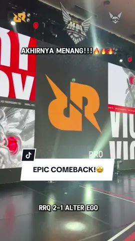 Akhirnya hari ini bisa menang! GGWP RRQ Hoshi! 🔥🤩 #teamrrq  #vivarrq  #mplids16  #mplindonesia  #MobileLegends 