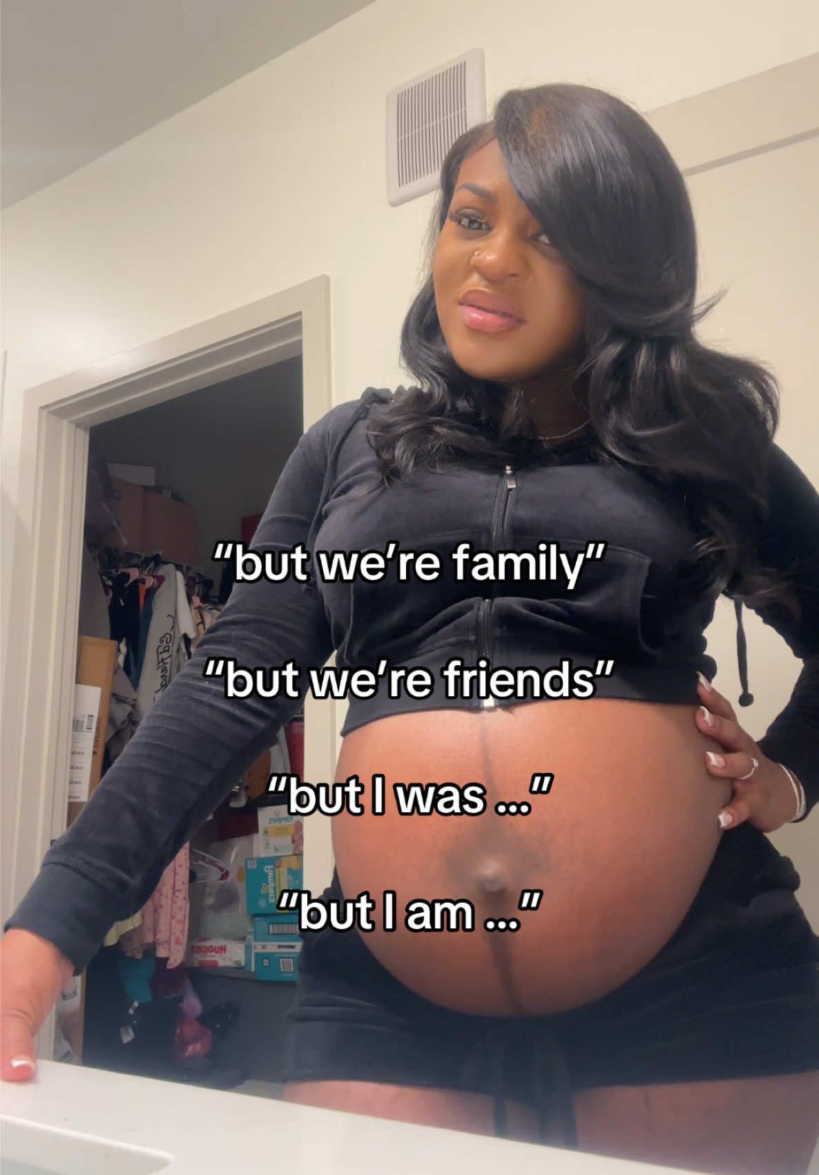“but” nothing! no support, no access. #fyp #pregnant #sen4ra #foryou #pregnancy 