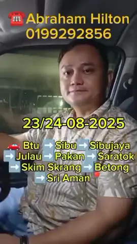 jadual perjalanan saya untuk sesiapa yg ingin sihat B.E INTERNATIONAL ( Sarawak )