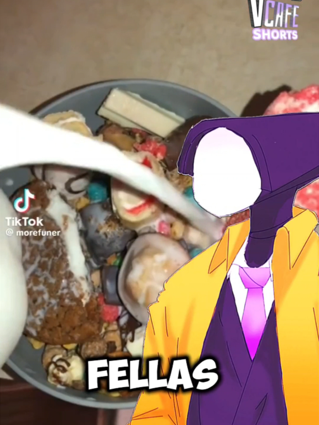 FELLAS, THIS GOTTA BE THE WORST BOWL OF CEREAL EVER... #fyp #meme #humortiktok #voidcafe #theonlycameramanyt 