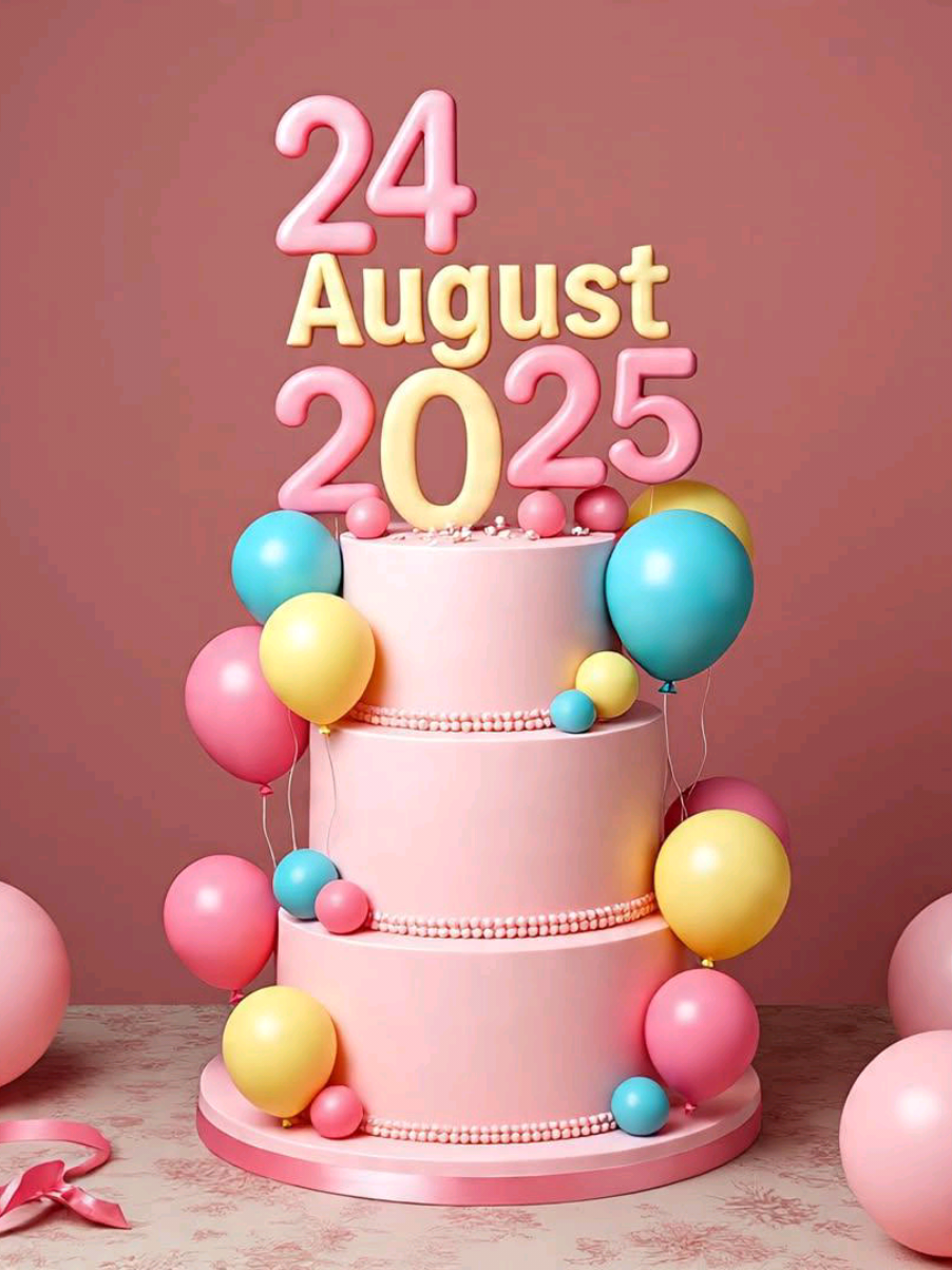 Birthday Template 24 August 2025 #birthday #happybirthday #happybirthdaytoyou #ulangtahun #hbd 