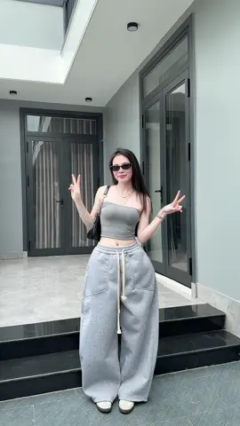 Màu xám Tiêu có hàng rồi mí bà😍 #viral #xuhuongtiktok #ssstore #quanni #outfitideas 