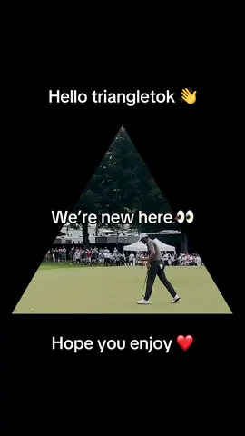 What’s your favorite type of triangle? 📐 #golf #PGATOUR #triangle #shape 