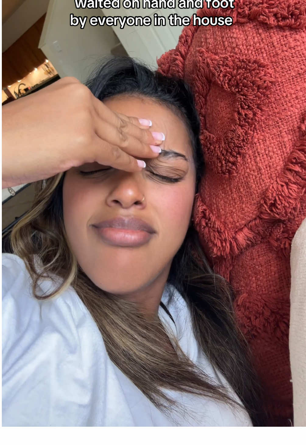 Soaking up the last bit of this princess treatment #pregnancytiktok #firsttimemommy #habeshatiktok #40weekspregnant 