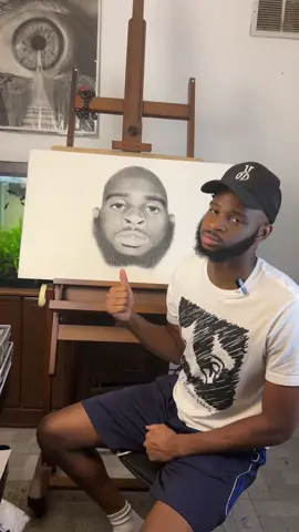 If somebody ask to see your art what art piece would you show them? #drawing #selfportrait #charcoaldrawing #pencilartist 