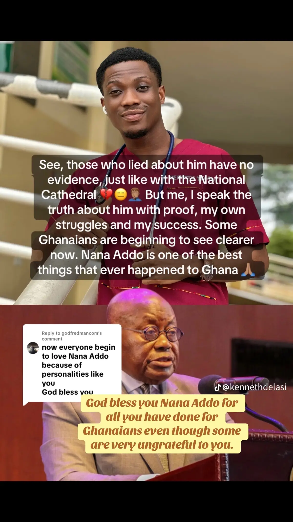 God bless you Nana Addo for all you have done for Ghanaians even though some are very ungrateful to you. #viral_video #trendingvideo #fyyyyyyyyppppppppppppppppシ #goviralvideo 