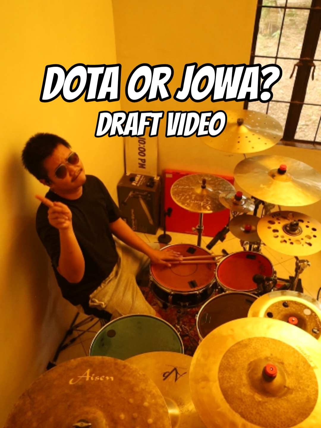 Anong kwentong computer shop mo? Song: DOTA O AKO Artist: @aikeepedia @sabrinalovelots Drum cover by JAZER RUIZ My Cymbals: @aisen.cymbals.ph  My Sticks: @siskinph  #dota #dotaoako #aikee #computershop #drumcover #drumcam #fyp #foryou #foryoupage #drummersoftiktok #drumming #drummer #aisencymbals #aisencymbalsph #pearldrums #remodrumheads #opm #drumcoverbyjzrdrms #siskindrumsticks #siskinph #jzrdrms #jazerruiz #tiktokdrummer