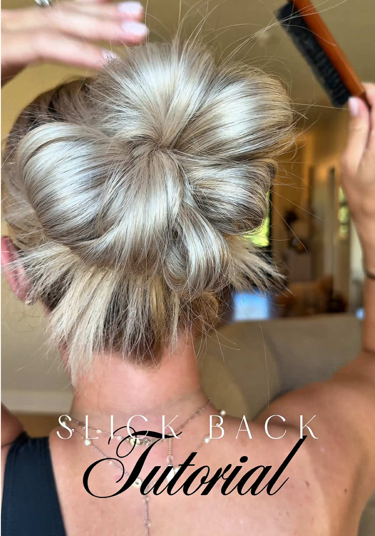 The Slick Back Tutorial you’ve all been waiting for 🖤 The it girl style this fall! @Dae Hair #slickback #slickbacktutorial #hairtutorials #hairinspo #fallhair 