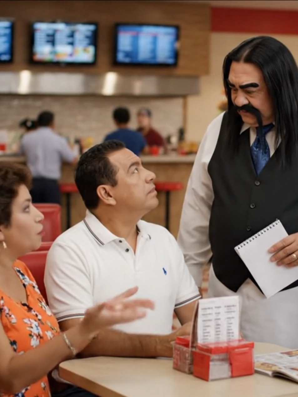 Pa que vienen? #restaurant #trendingvideo #IA #videoviral #comida 