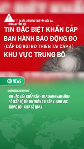 Lúc 21 giờ ngày 23/8, bão số 5 cách đặc khu Hoàng Sa khoảng 190km về phía Đông Bắc. Sức gió mạnh nhất: Cấp 10-11 (89-117km/h), giật cấp 12-13. #theanh28 #theanh28news #theanh28news 