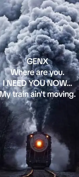Send my train down the tracks and I will send yours. #genx #genxcrew #genxtrain #trains #challenge 