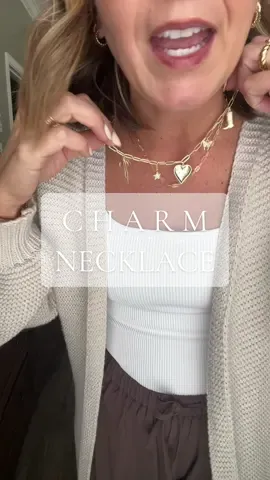 Under $14 + free shipping 🩷👏🏻  #charmnecklace #necklaces #necklacestack 