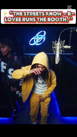 ⚡ “The streets know – B-Lovee runs the booth.”#BLovee #InTheBooth #BLoveeMusic #RapVibes #HipHopCulture