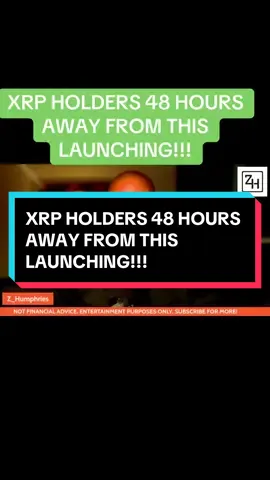 XRP HOLDERS 48 HOURS AWAY FROM THIS LAUNCHING!!!#goviral #fyp #xrp #foryouu #1millionviews 