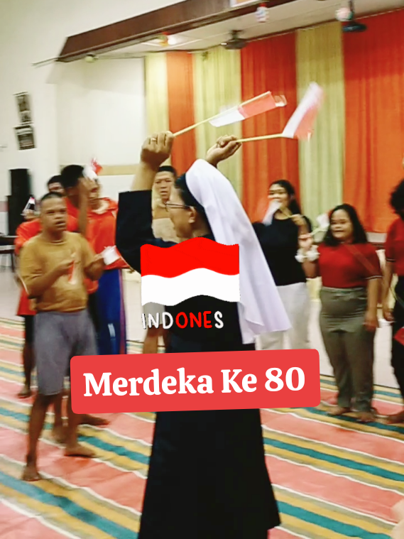 merdeka ke 80th #asrama  panti St Lusia Medan.#merdeka #indonesia #tanah #pusaka 