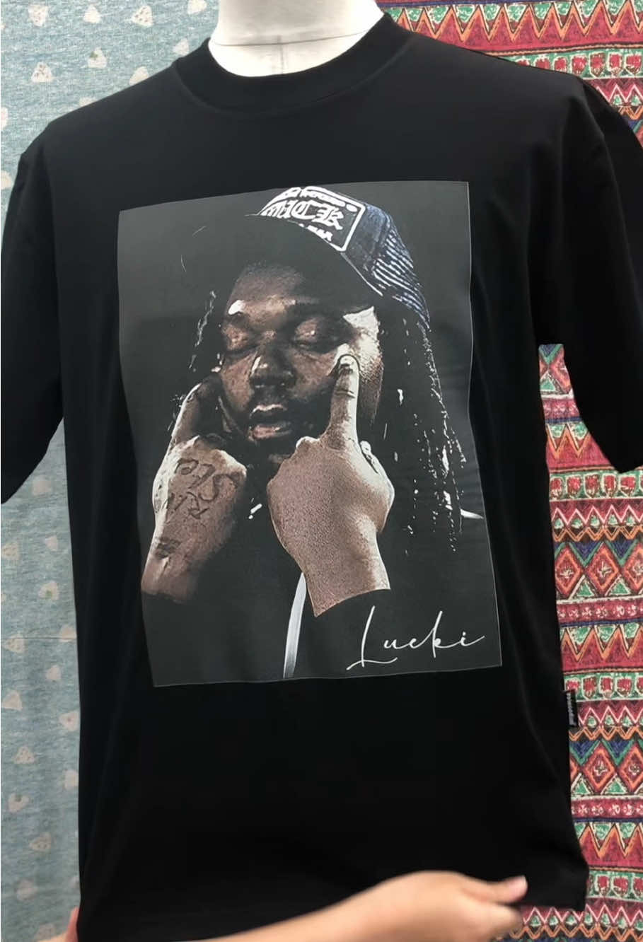 Lucki Face Print Short Sleeve T-shirt