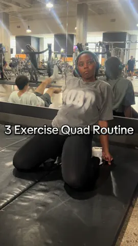 3-Exercise Quad Workout #GymTok #quadworkout #Fitness #fitnessinfluencer #gymgirls #GymLife #workout 