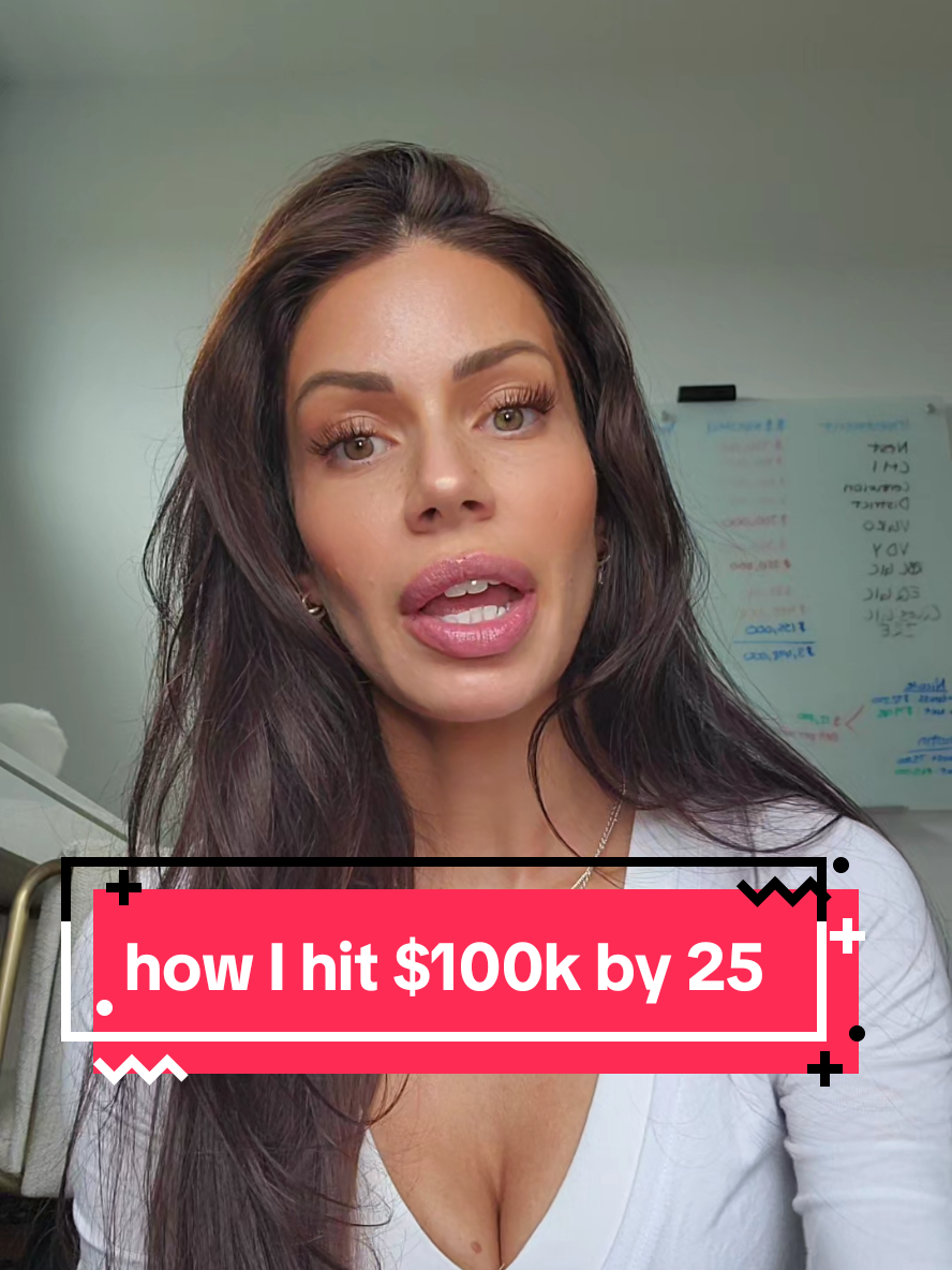 You are way closer to 100K than you think 💸 I know because I hit my first 100K by 25 and it was not luck and it was not because I had some fancy high paying job. It was because I learned the rules of the rich and I broke my goal down step by step until it felt inevitable. That is exactly what I teach you inside my free 30 Days to 100K training. I am giving you the exact roadmap I used so you can stop spinning your wheels and actually see your money grow. How much to save. How to make more money. How to save more money. How to start investing. When to start investing. It is all in there for you. If I could do it you can too. Start today and thank me later 💕 Link in bio to grab your free training.