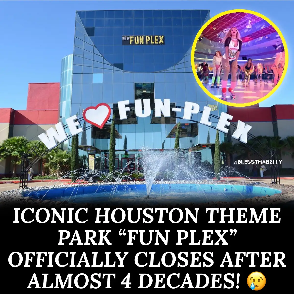 Wow! Houstonians, This Hurts Tha Good Times We Had Here.. Skating, Eating, Lasertag & More! How Do You Feel About @houstonfunplex Closing Down?! What Were Some Good Memories Had Here? List Em 👇🏾 #BlessThaBelly #Viral #Houston #HoustonianDaily #InstaGood    