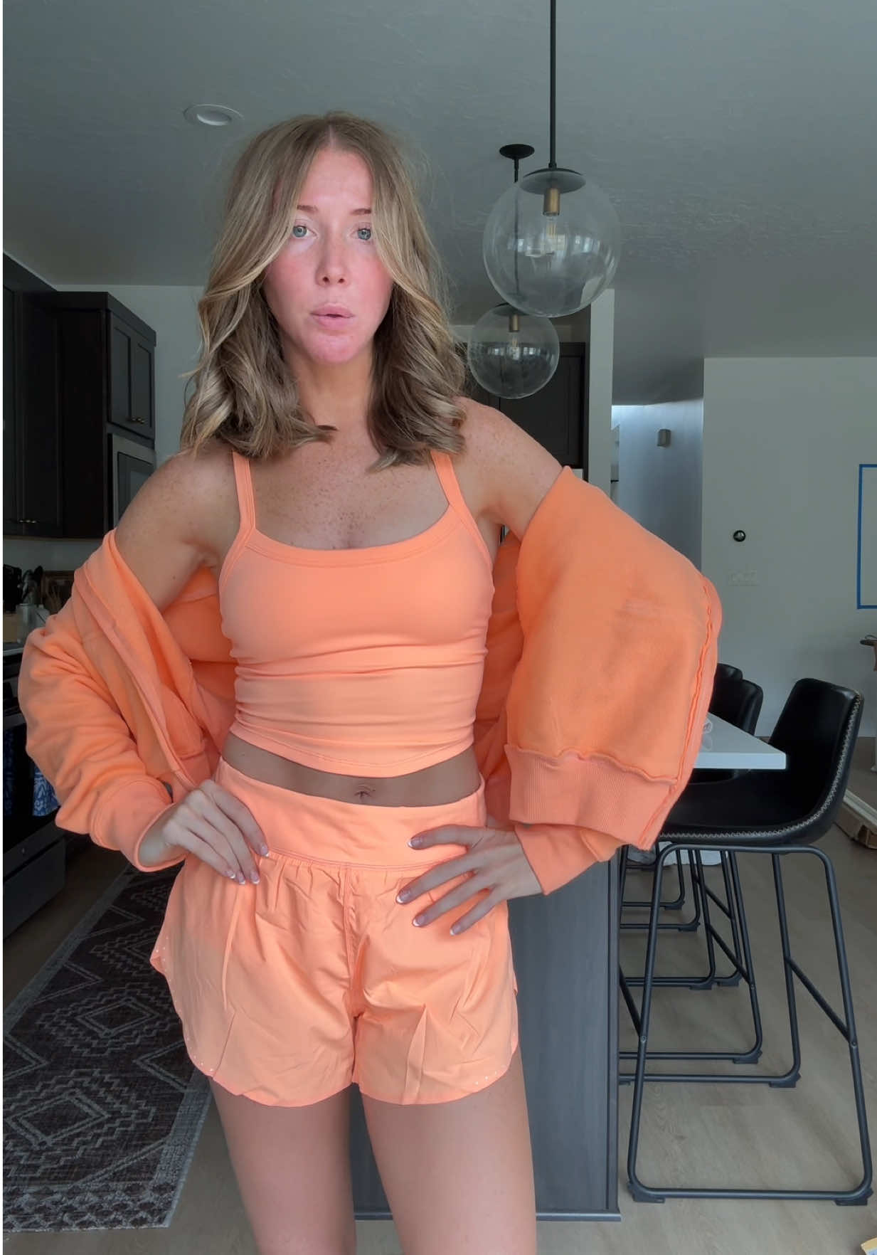 @ACTA Wear I’m in love 🧡🍊LAUNCHES TODAY! #acta #workoutset 