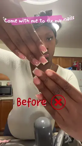CHICAGO TOMORROW, nails ✅, & hair appointment in the morning! NO YALL CANNOT COME WITH ME!!!! #nails#maintenance#goingout#comewithme#bloompartner @Bloom Nutrition 