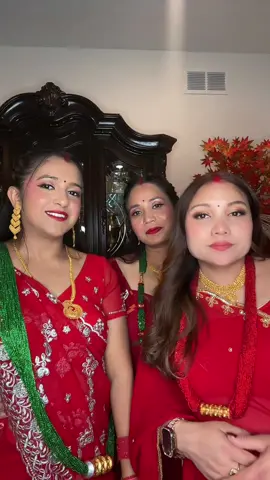 ❤️❤️ Happy Teej @Roopa baraili  @Gresuanzel💗🌸✨ #teej2025 #foryou #foryoupage #nepalisong #nepalisong 