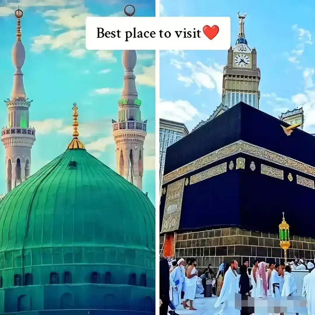 madinah munawra❤️❤️❤️ Madinah, the City of the Prophet, shines bright A beacon of faith, where Islam's history takes flight The Masjid an-Nabawi, a mosque of grandeur and might Where the Prophet Muhammad's tomb is a sacred sight The city's streets are lined with date palms, green and tall A tranquil oasis, where faith and peace enthrall Madinah's rich history and heritage are palpable and real Madinah's rich history and heritage are palpable and real A place where Muslims from all over the world come to feel The city's warm hospitality and welcoming smile Make it a place of pilgrimage, worth traveling a long while #plztiktokteamdontunderviewmyvideos #foryoupage