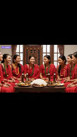 Kasailai rahar ta kasailai badhyaata 😐 #teej #teejdar #teejsong #nepal #emotional 