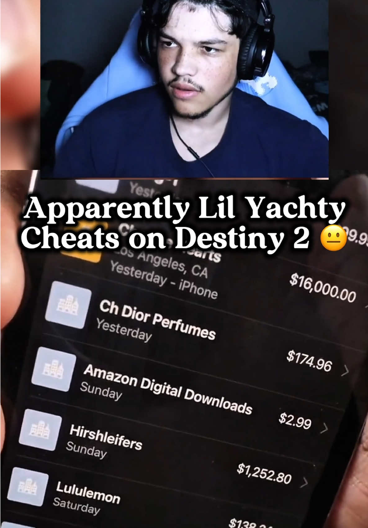 Is this true chat? ‼️ #lilyachty #destiny2 #reaction #fyp 