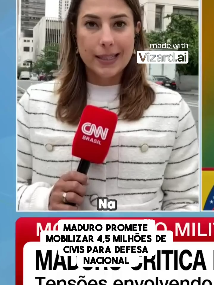 #Maduro promete mobilizar 4_5 milhões de civis para defesa nacional