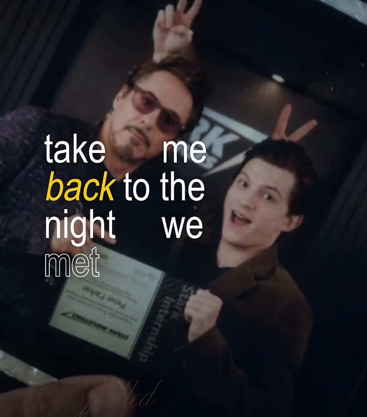 #peterparker & #tonystark we won.. #avengersendgame #spidermanhomecoming #avengersinfinitywar 