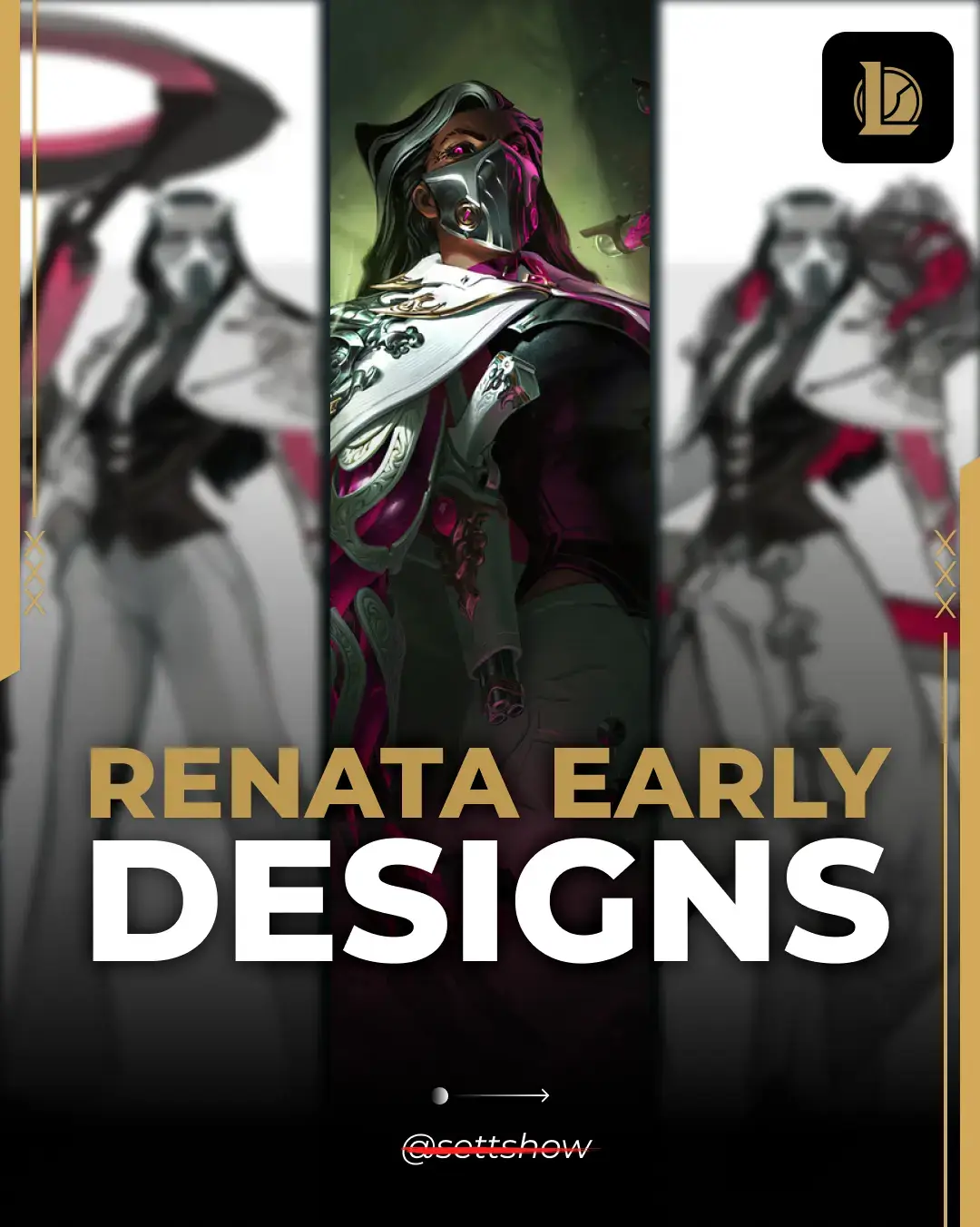 league of legends Renata early designs  #leagueoflegends #fyp 