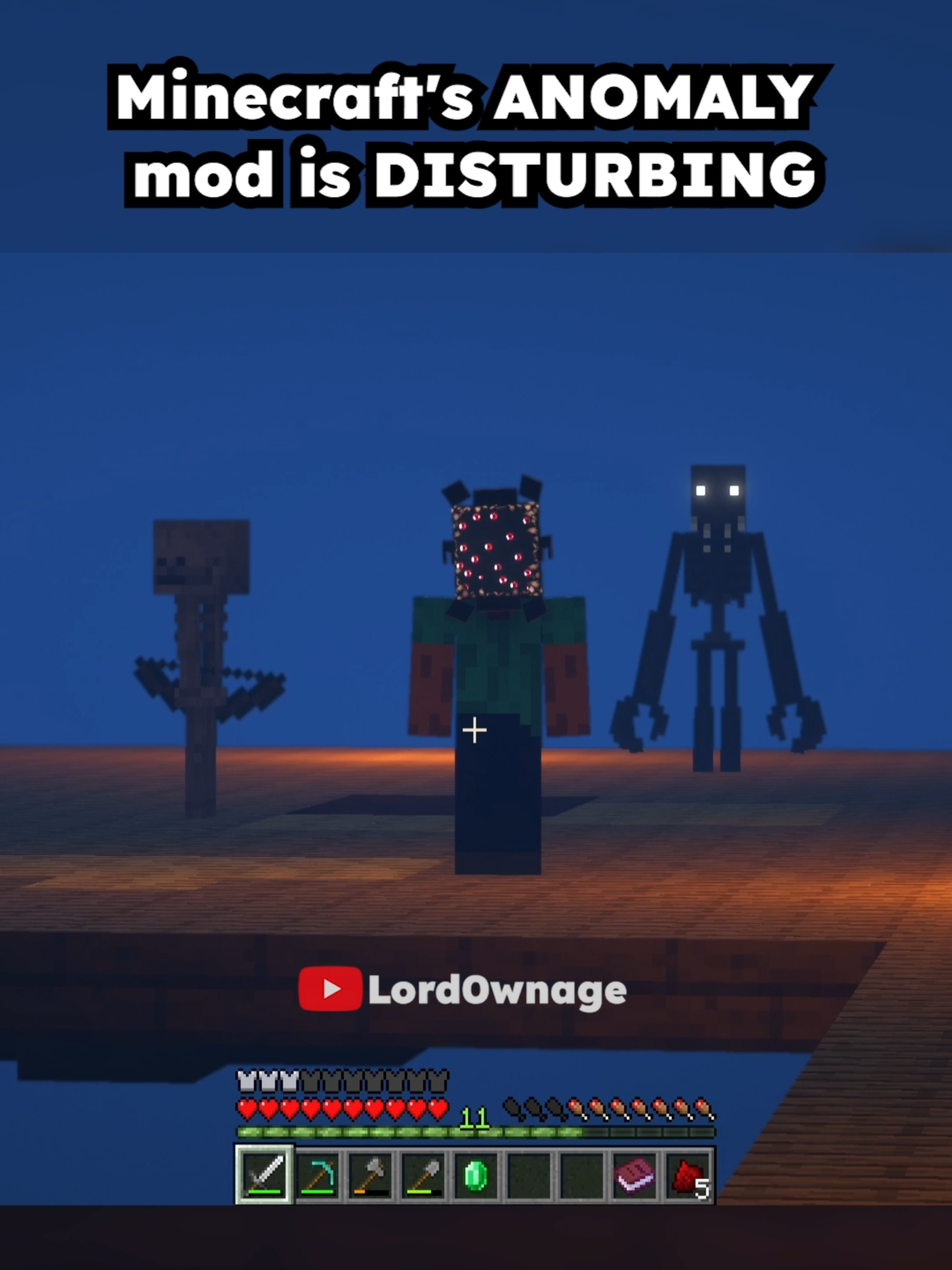 Minecraft's Anomaly Mod Is DISTURBING #Minecraft #horror #minecrafthorror #fyp