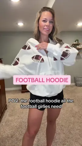 Calling all football girlies 🏈  #football #hoodie #footballsunday 