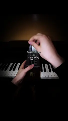 Golden Brown x Love Story #piano #lovestory #goldenbrown #metronome #mimokeys 
