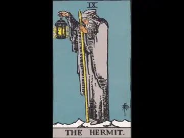 Ⅸ the hermit the hermit is a seeker for the knowledge that comes from within. a lonely wanderer in the path of the night, he searches for that which can only be gained with long periods of solitude - the inner voice. To hear it, he must disconnect from the crowds whose voices and desires threaten to overcome his own. he walks through the dark night of his unconscious, guided only by the low light of the northern star, with his destination being his home, his self. 