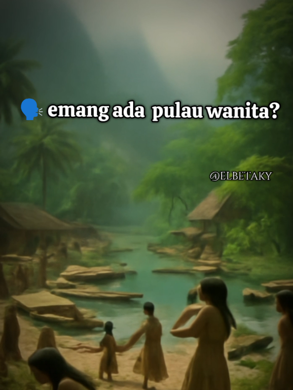 “Pulau Perempuan” berada di Laut Cina. Di sana hanya ada perempuan, sama sekali tidak ada laki-laki. Mereka bisa hamil hanya dari hembusan angin dan melahirkan anak perempuan serupa dengan mereka. Ada juga yang mengatakan bahwa mereka hamil dari buah sejenis pohon yang tumbuh di sana; ketika mereka memakannya, mereka bisa hamil lalu melahirkan anak perempuan. Seorang pedagang menceritakan bahwa angin pernah membawanya terdampar ke pulau ini. Ia berkata: ‘Aku melihat perempuan-perempuan tanpa seorang laki-laki pun bersama mereka. Aku melihat emas di pulau itu bagaikan tanah, dan aku melihat emas berbentuk batang panjang seperti bambu. Mereka hendak membunuhku, tetapi ada seorang wanita dari mereka melindungiku. Ia mengangkatku di atas papan kayu dan melepaskanku ke laut. Angin kemudian membawaku hingga ke negeri Cina. Lalu aku menceritakan kepada raja Cina tentang keadaan pulau itu dan banyaknya emas di sana. Maka raja mengutus orang untuk mendatangkan emas dari pulau itu. Mereka pergi selama tiga tahun, tetapi tidak berhasil menemukannya, hingga akhirnya mereka kembali.’ dan kisah ini sudah di tulis sejak abad 13 sekitaran 1205 M. lanjut (part 3) komen lanjut kita bahas pulau langit 💀 #fypdongggggggg #islam #cerita #santri #ajaib 
