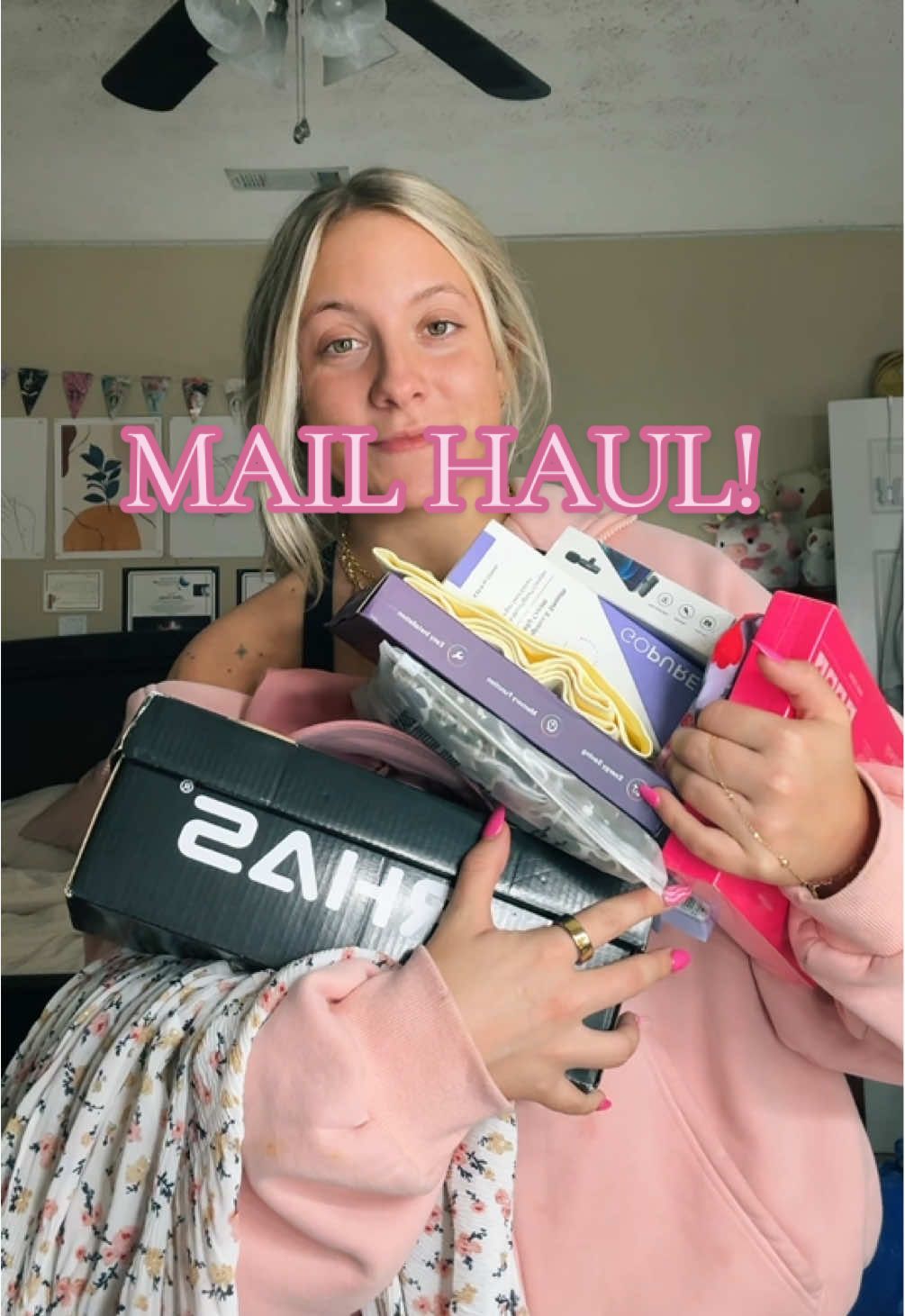 yayyyy love a lil mail haul!! #fyp #haul #mailhaul #mail #pr #prhaul #unboxing 