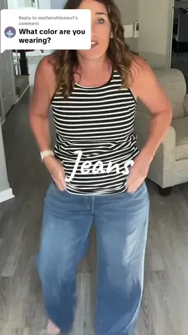 Replying to @motherofdoxies1 I have three pair of these jeans, so I had to look up each color. #widelegjeans #denimpants #halarapants #halara #creatorsearchinsights @Halara