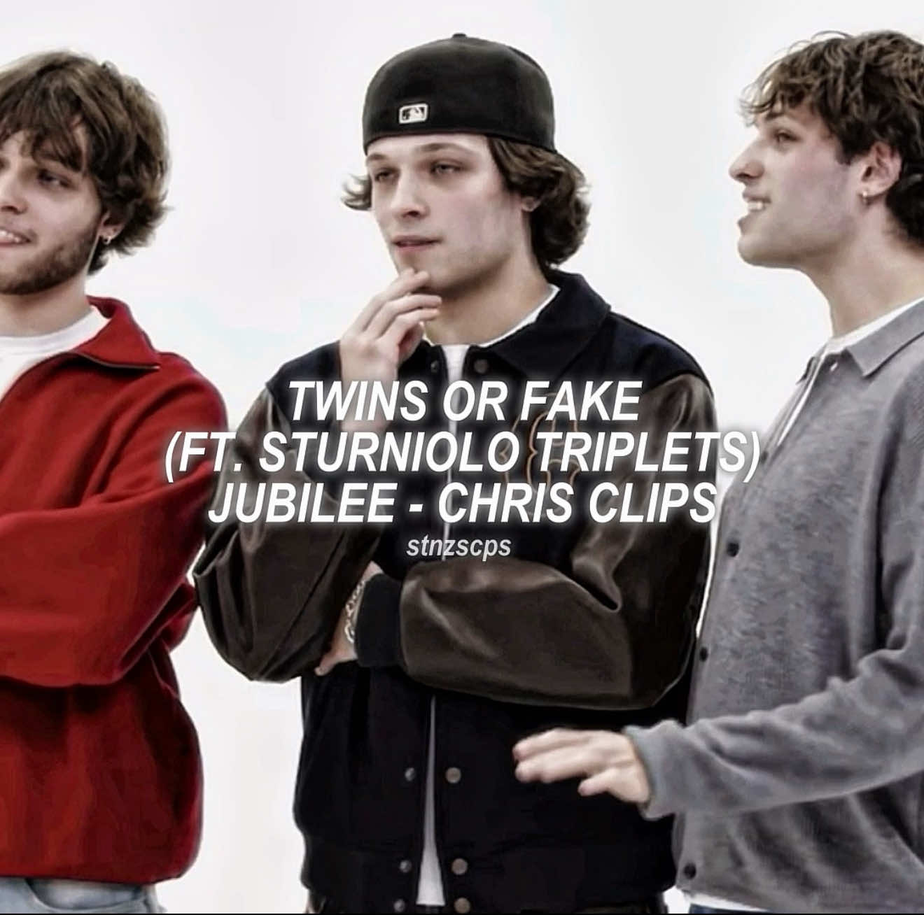 good quality chris clips in twins or fake (creds optional) | #sturniolotriplets #chrissturniolo #viral #zyxcba #foryoupage 