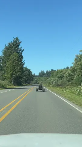 On the way to gym, got passed by this speed demon. #rezlife #neahbay #capeflattery #makahdays