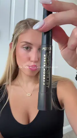 live laugh love telescopic carbon black. the best around. #telescopicmascara #telescopic #mascara #loreal #makeup 