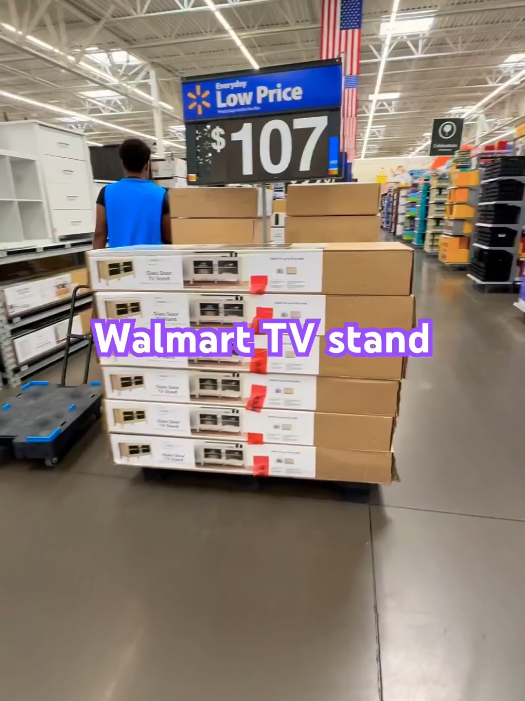 Walmart TV Stand with Storage — Living Room Upgrade  #WalmartClearance #HiddenClearance #targeclearance #WalmartFinds #clearance #walmartshopping #WalmartDeals #MomLife #walmartclearance #walmarthaul #clearancefinds #walmartfinds #WalmartHaul #clearancecommunity