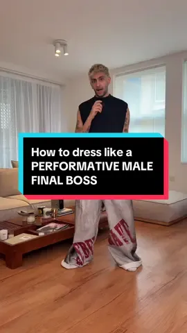 Performative male final boss ahh fit #performativemale #outfitinspo #baggyjeans 