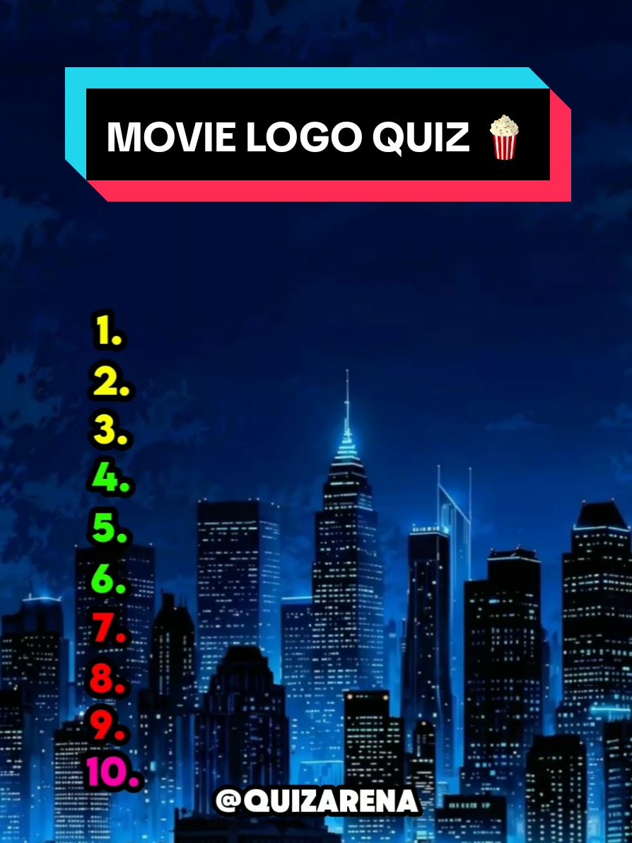 MOVIE LOGO QUIZ 🍿 Can you get 10/10? #moviequiz #guessthemovie #triviachallenge #1millionviews 