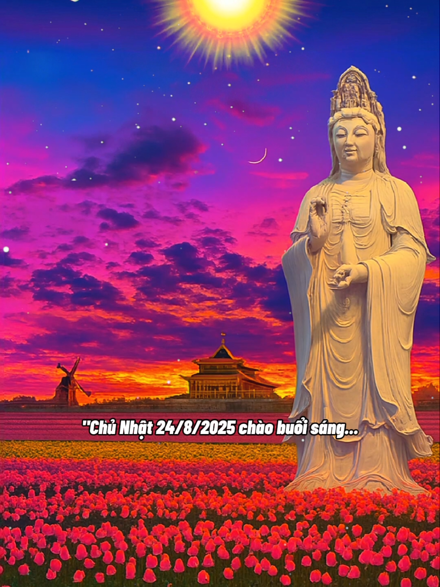 CHÚC CHỦ NHẬT NGÀY 24/8/2025.#maucapcut #CapCut #xuhuong #xuhuongtiktok #xuhuongtiktok2025 