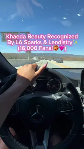 Come With Us To The LA Sparks Game As Khaeda Beauty Is Being Recognized By The LA Sparks & Lendistry! 🩷🏀 @Khaeda Beauty #khaedabeauty #fyp #creatorsearchinsights #trending #foryourpage 