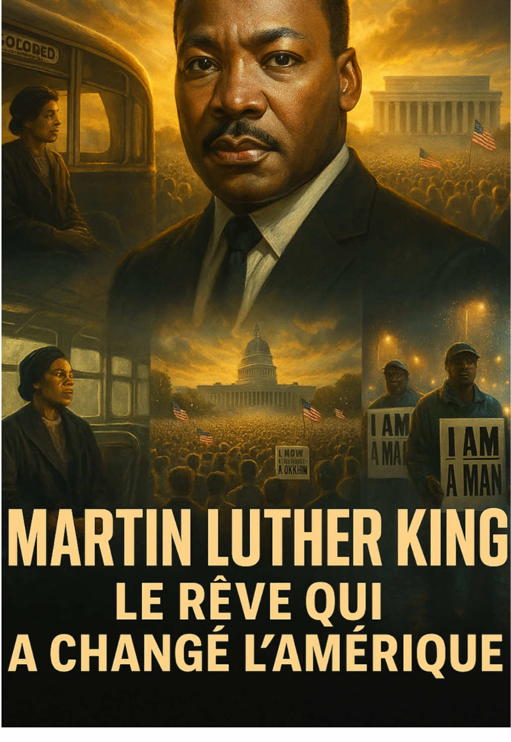 Martin Luther King, l’histoire d’un homme qui a changé l’Amérique à jamais. ##martinlutherking##amerique🇺🇸##apprendresurtiktok
