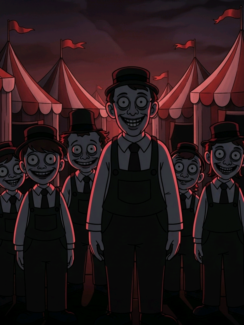 The Silent Carnival That Appears Once a Year | American Urban Legend #scarystory #scarystorytime #horrorstory #creepypasta #horrortok 